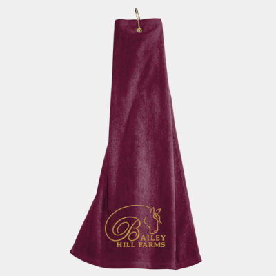 GS - Grommeted Tri Fold Golf Towel Thumbnail